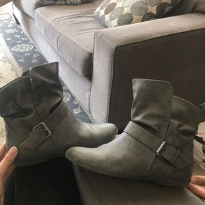 Grey boots size 7.5